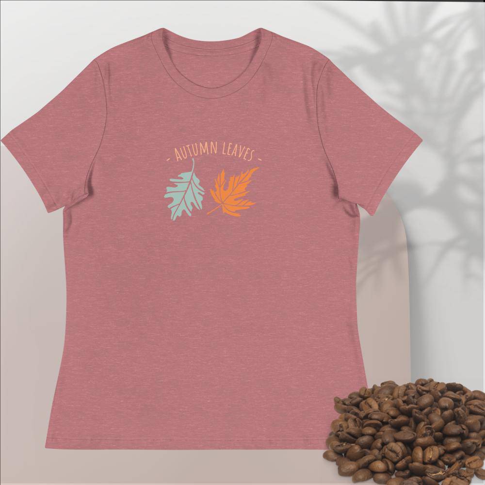 Women's Relaxed T-Shirt/Autumn leaves - Enet Images