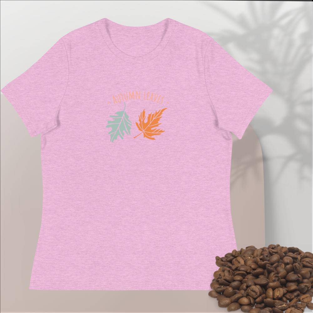 Women's Relaxed T-Shirt/Autumn leaves - Enet Images