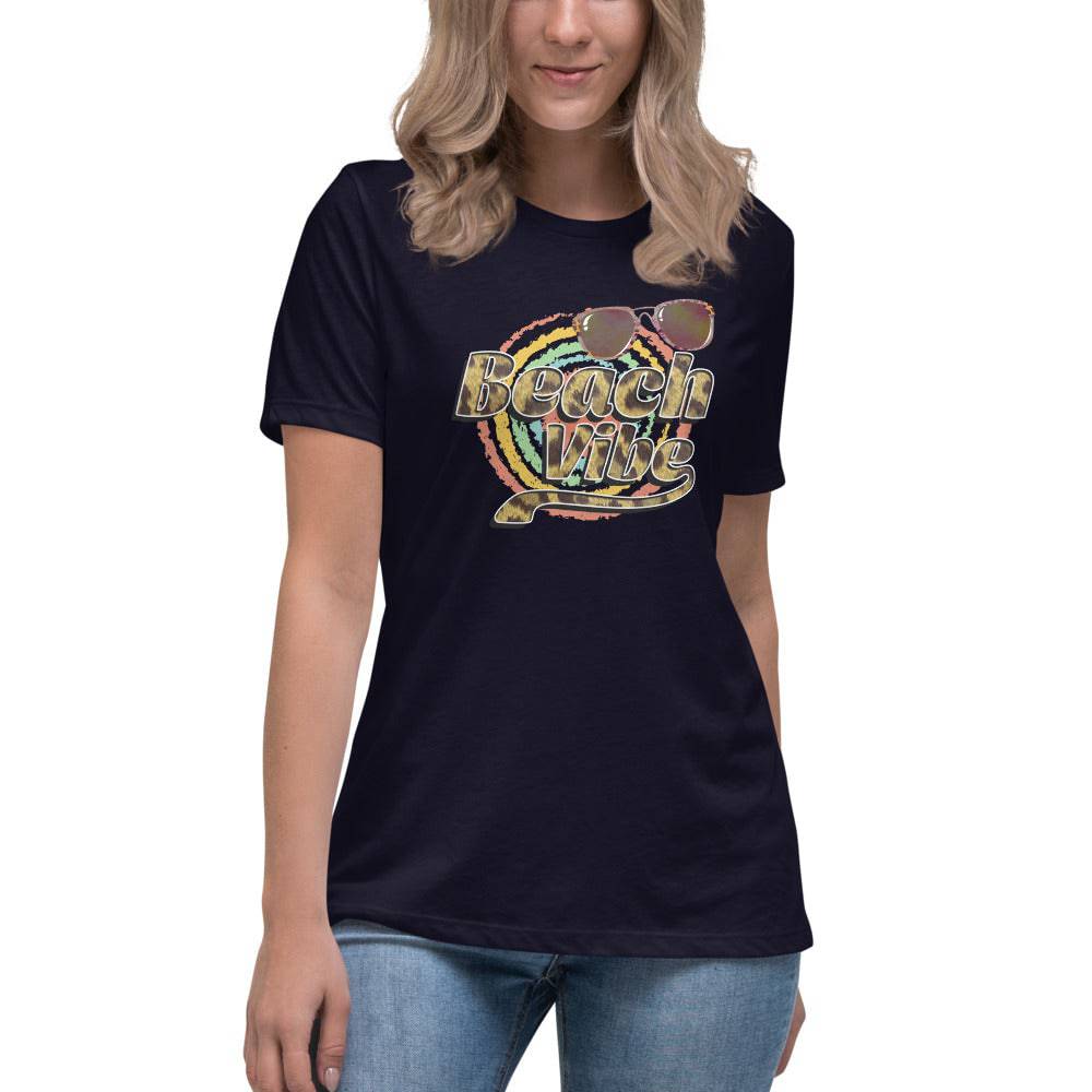 Women's Relaxed T-Shirt/Beach-Vibes - Enet Images