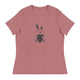 Women's Relaxed T-Shirt/Bunny Heart - Enet Images