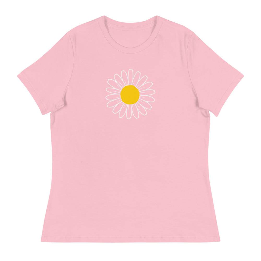 Women's Relaxed T-Shirt/Daisy 2 - Enet Images