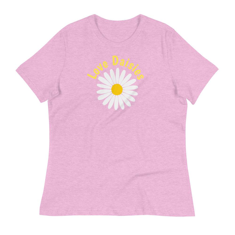 Women's Relaxed T-Shirt/Daisy - Enet Images