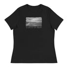 Women's Relaxed T-Shirt/Earth In B&W/Personalized - Enet Images