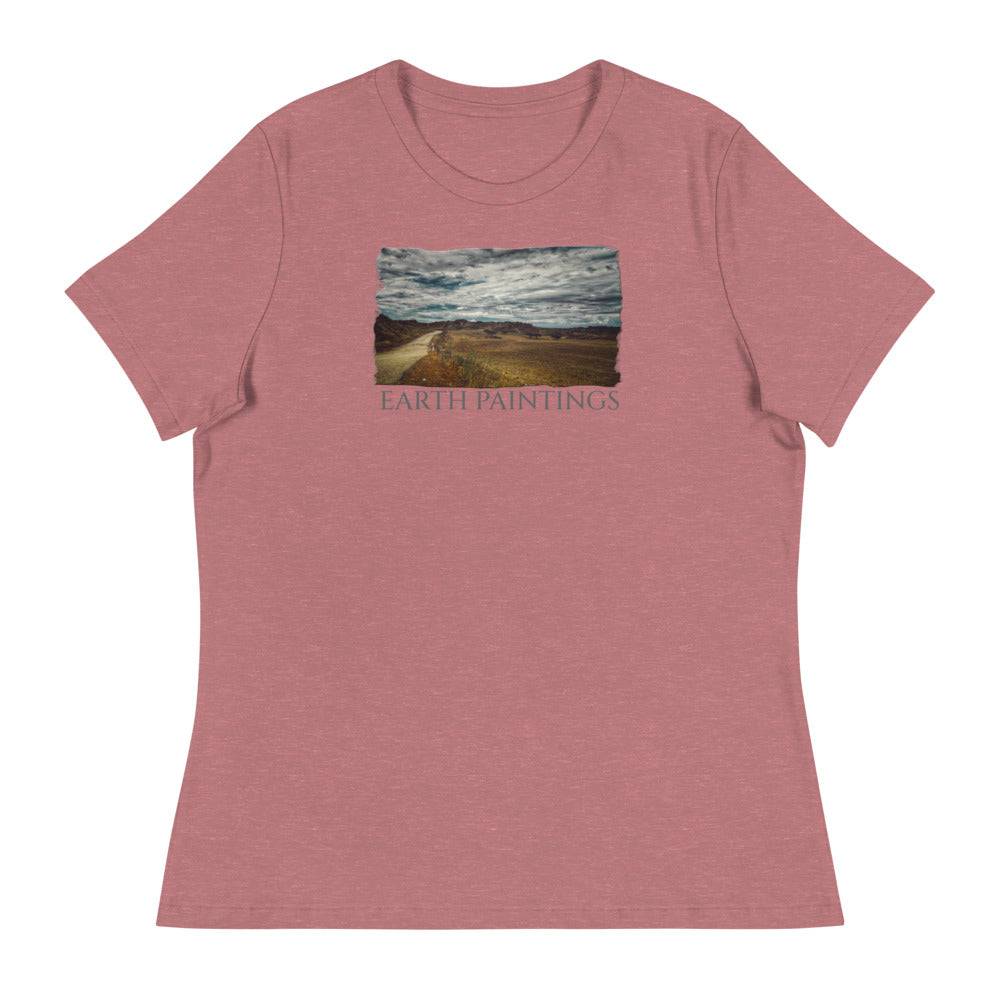 Women's Relaxed T-Shirt/Earth Paintings/Personalized - Enet Images