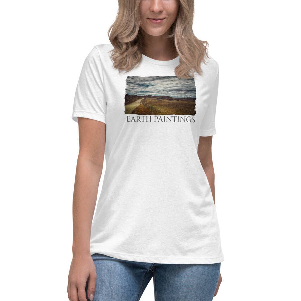 Women's Relaxed T-Shirt/Earth Paintings/Personalized - Enet Images