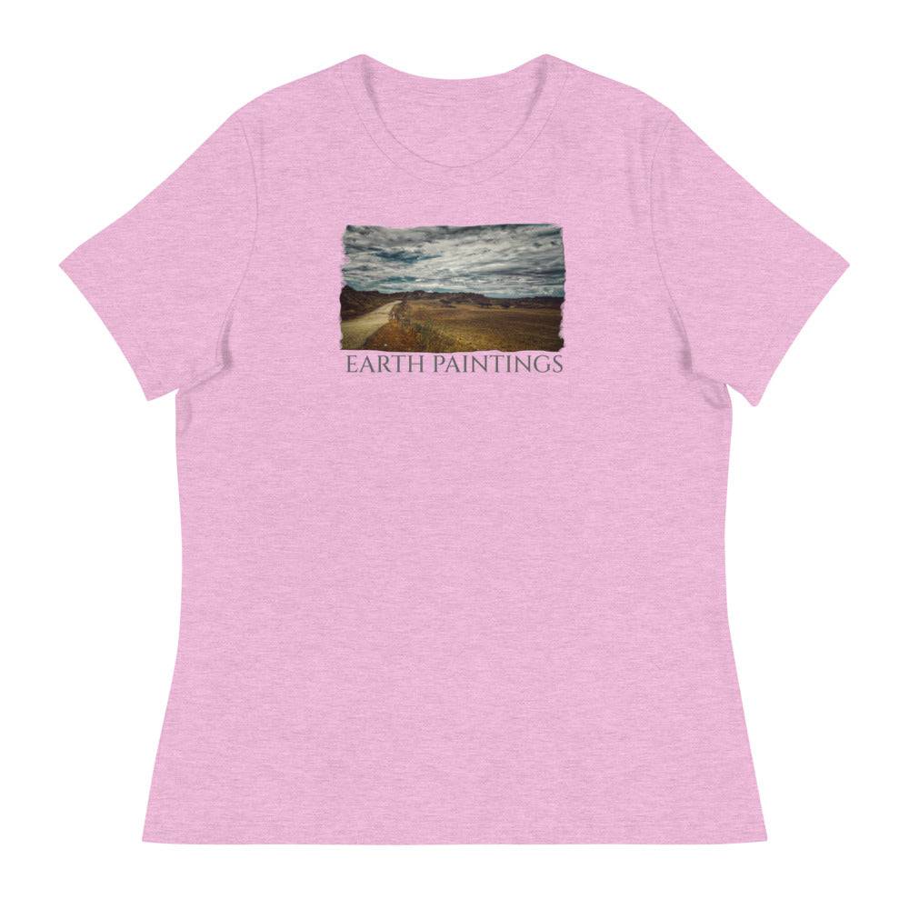 Women's Relaxed T-Shirt/Earth Paintings/Personalized - Enet Images