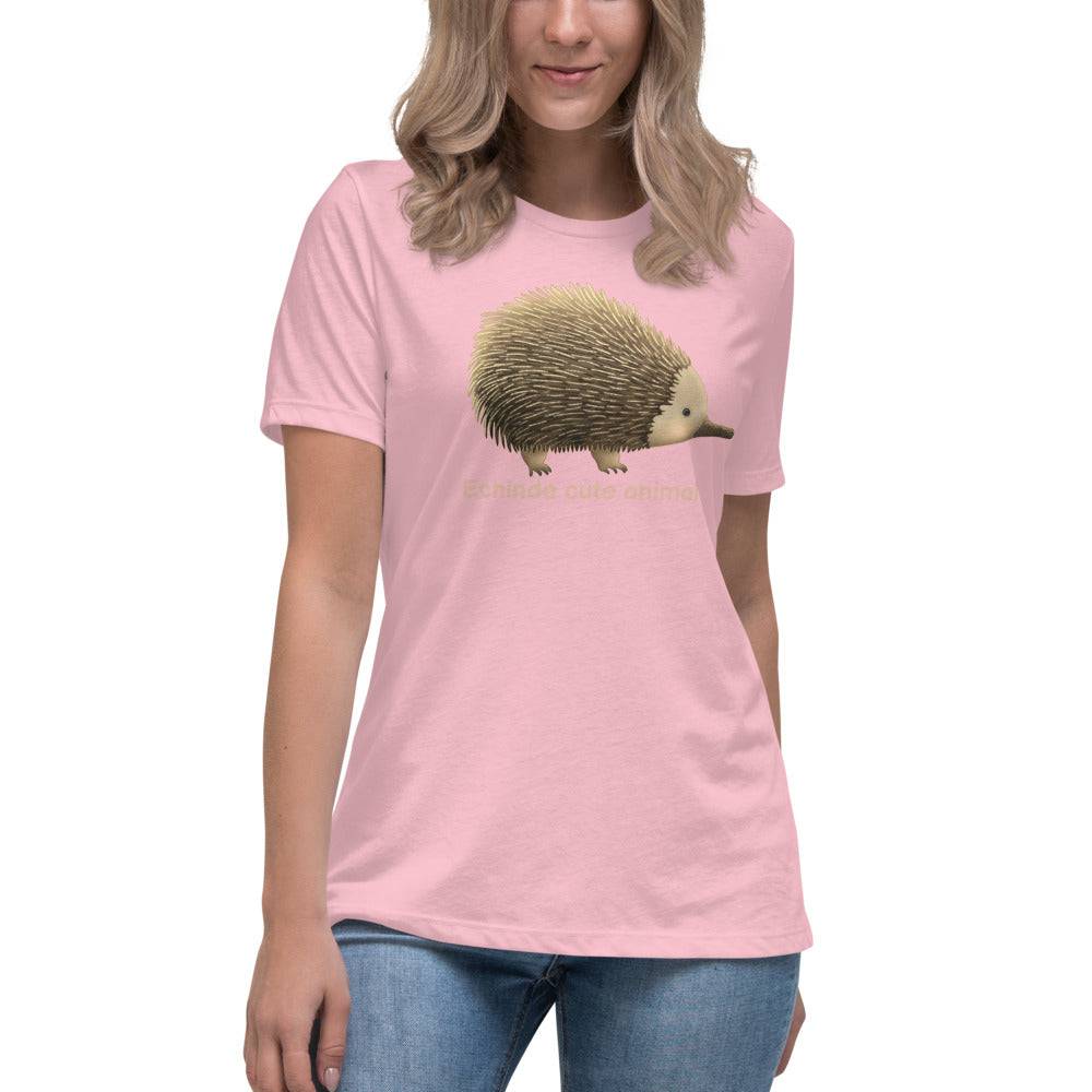 Women's Relaxed T-Shirt/Echidna - Enet Images