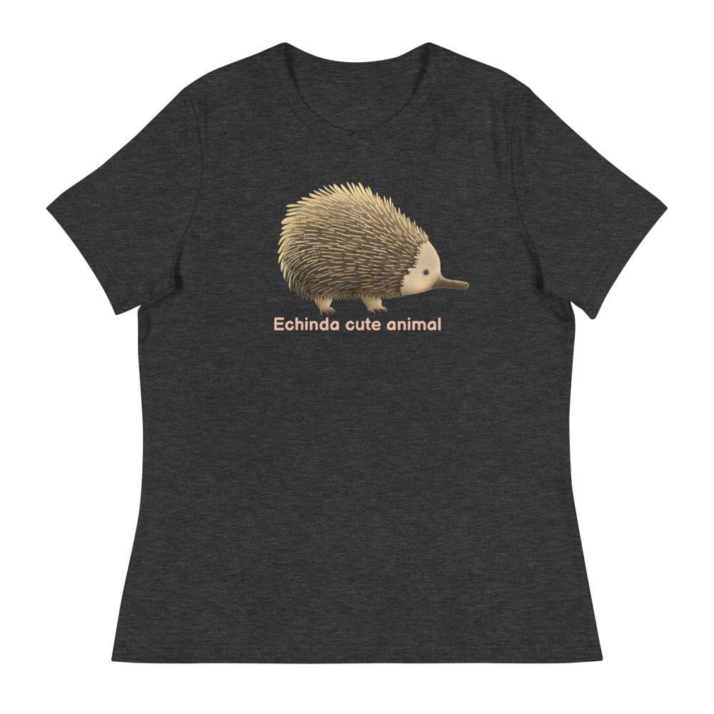 Women's Relaxed T-Shirt/Echidna - Enet Images