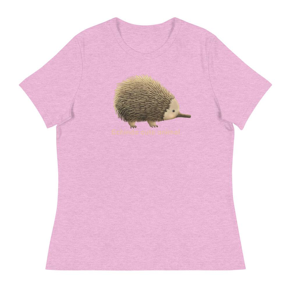 Women's Relaxed T-Shirt/Echidna - Enet Images