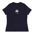 Women's Relaxed T-Shirt/Face Emoticons 1 - Enet Images