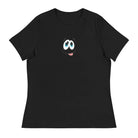 Women's Relaxed T-Shirt/Face Emoticons 1 - Enet Images