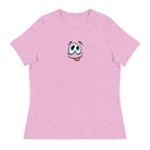 Women's Relaxed T-Shirt/Face Emoticons 1 - Enet Images