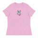 Women's Relaxed T-Shirt/Face Emoticons 1 - Enet Images