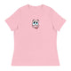 Women's Relaxed T-Shirt/Face Emoticons 1 - Enet Images
