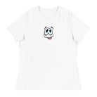 Women's Relaxed T-Shirt/Face Emoticons 1 - Enet Images