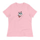 Women's Relaxed T-Shirt/Face Emoticons 2 - Enet Images