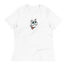 Women's Relaxed T-Shirt/Face Emoticons 2 - Enet Images