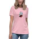 Women's Relaxed T-Shirt/Face Emoticons 3 - Enet Images