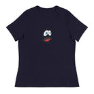 Women's Relaxed T-Shirt/Face Emoticons 3 - Enet Images