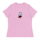 Women's Relaxed T-Shirt/Face Emoticons 3 - Enet Images