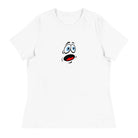 Women's Relaxed T-Shirt/Face Emoticons 3 - Enet Images