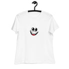 Women's Relaxed T-Shirt/Face Emoticons 4 - Enet Images