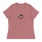 Women's Relaxed T-Shirt/Face Emoticons 4 - Enet Images