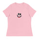 Women's Relaxed T-Shirt/Face Emoticons 4 - Enet Images