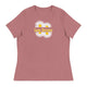 Women's Relaxed T-Shirt/Four Daisies - Enet Images