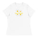 Women's Relaxed T-Shirt/Four Daisies - Enet Images