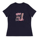 Women's Relaxed T-Shirt-Give-Cancer-A-Boot - Enet Images