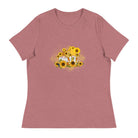 Women's Relaxed T-Shirt/Gnomes-Sunflower - Enet Images