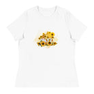 Women's Relaxed T-Shirt/Gnomes-Sunflower - Enet Images