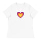 Women's Relaxed T-Shirt/Heart - Enet Images