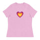 Women's Relaxed T-Shirt/Heart - Enet Images
