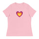 Women's Relaxed T-Shirt/Heart - Enet Images