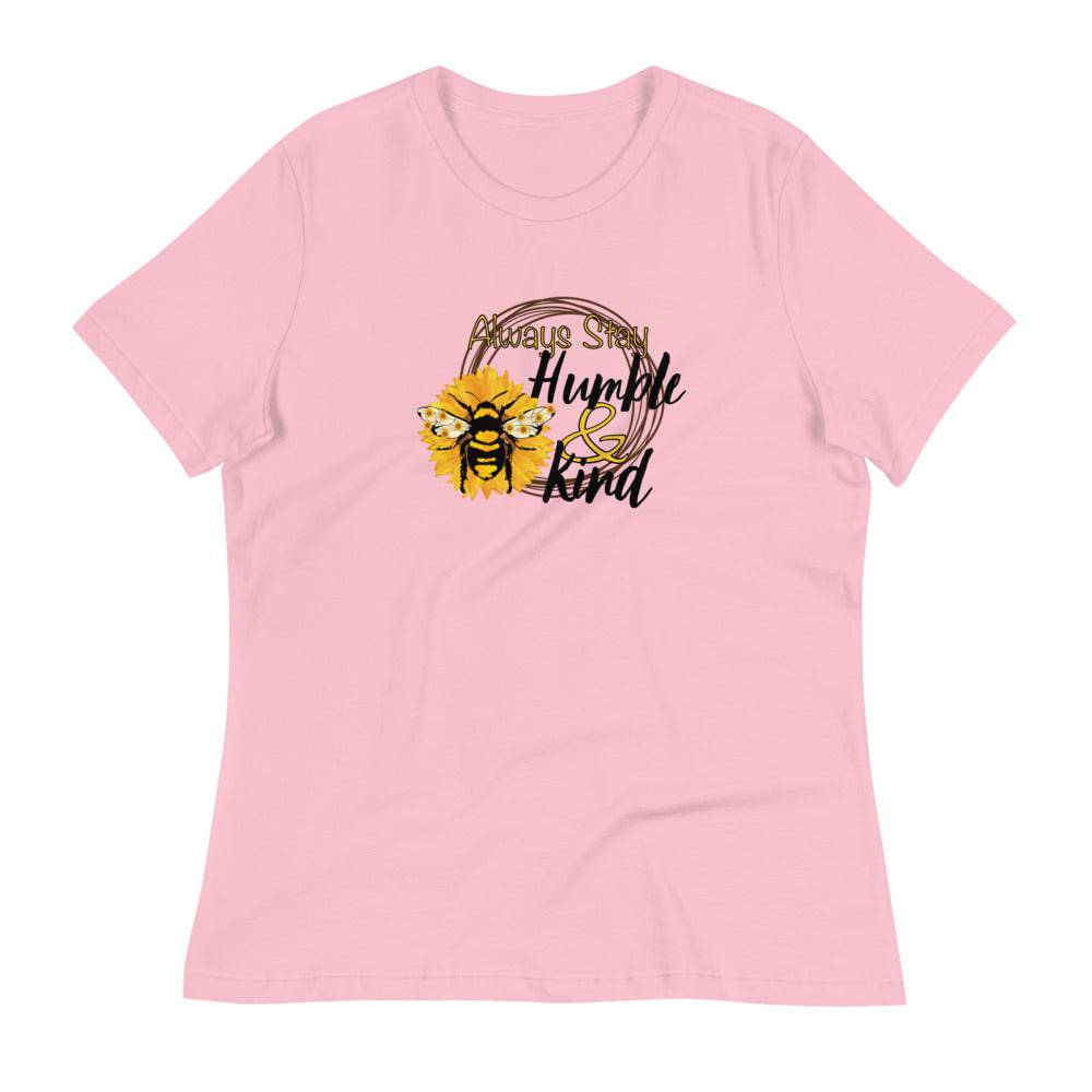 Women's Relaxed T-Shirt/Humble & Kind - Enet Images