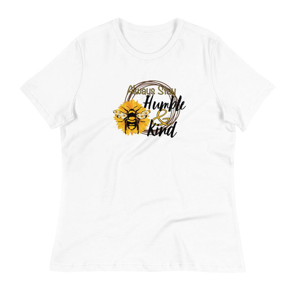 Women's Relaxed T-Shirt/Humble & Kind - Enet Images