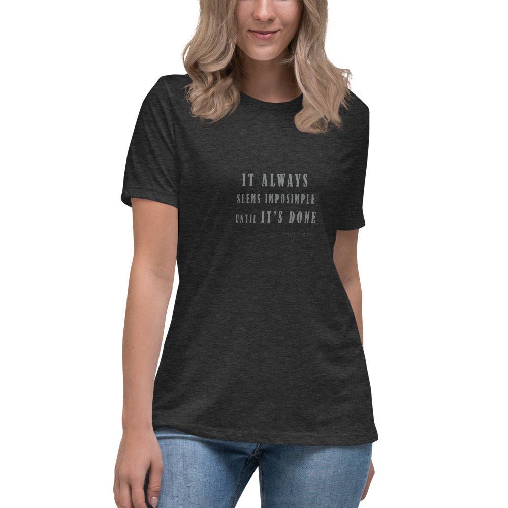 Women's Relaxed T-Shirt/It Always - Enet Images