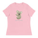 Women's Relaxed T-Shirt/Koala Cute Animal - Enet Images