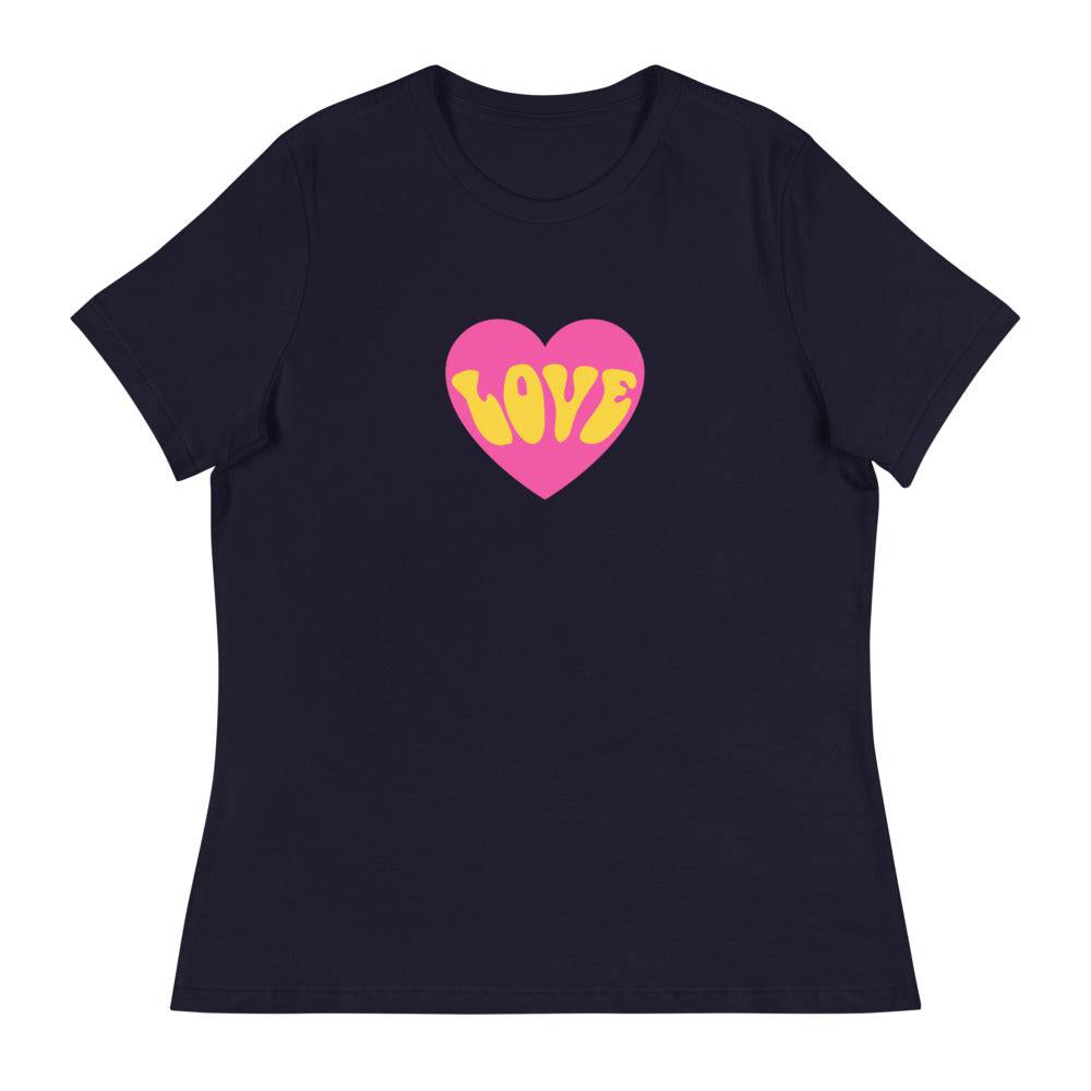 Women's Relaxed T-Shirt/Love - Enet Images