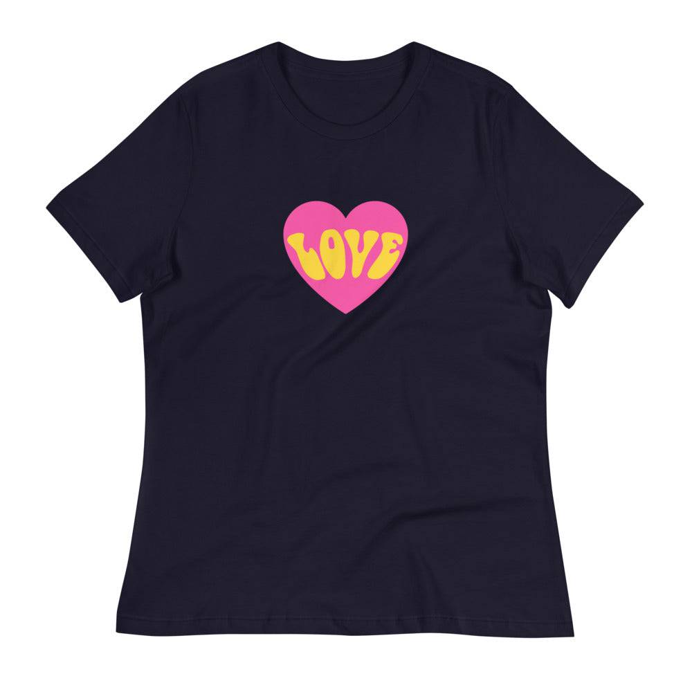 Women's Relaxed T-Shirt/Love - Enet Images