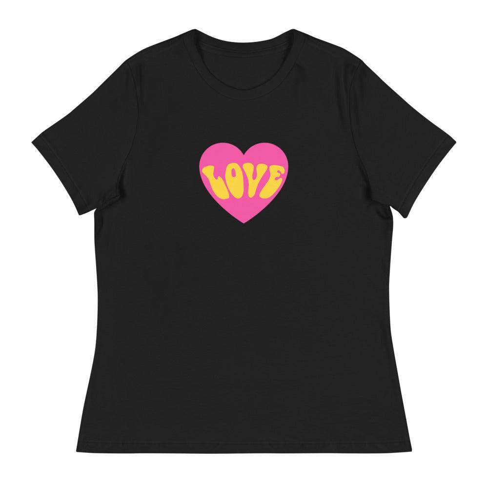 Women's Relaxed T-Shirt/Love - Enet Images