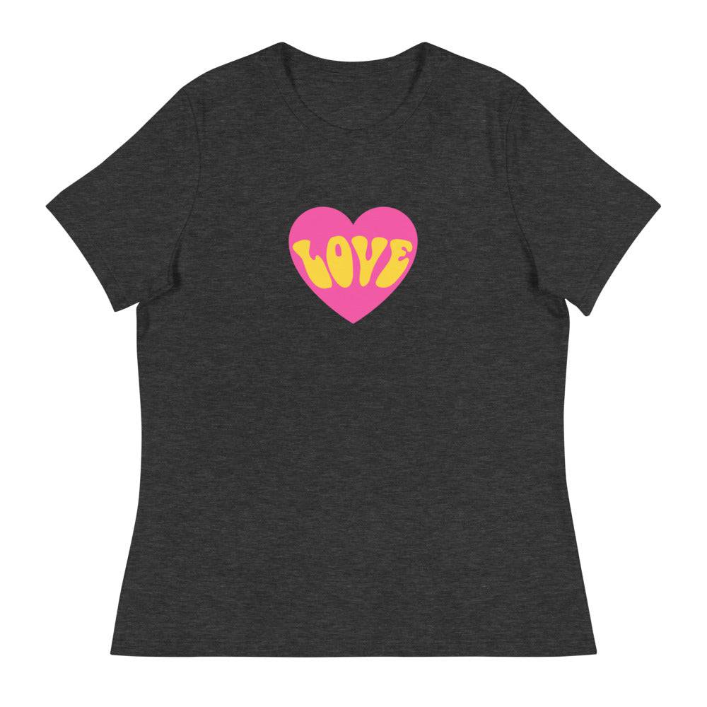 Women's Relaxed T-Shirt/Love - Enet Images