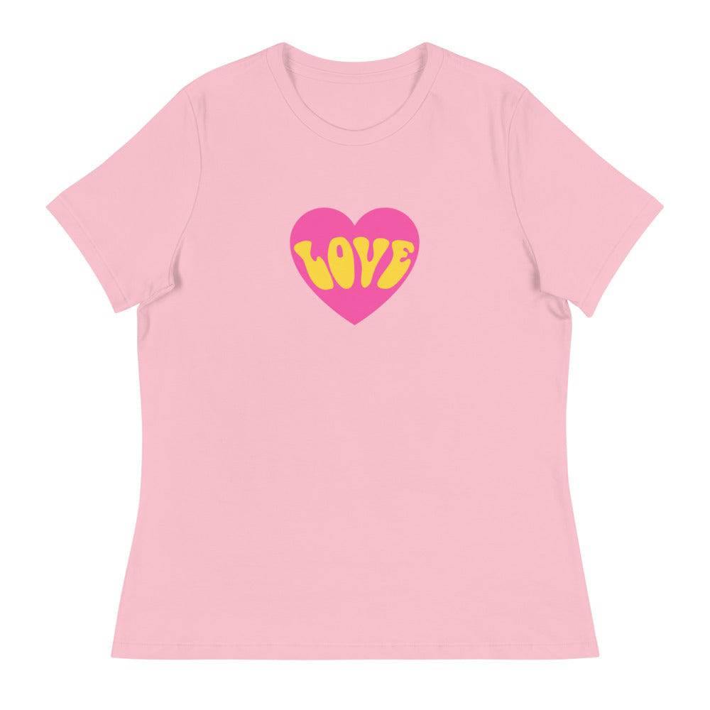 Women's Relaxed T-Shirt/Love - Enet Images