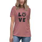 Women's Relaxed T-Shirt/Love Pets - Enet Images