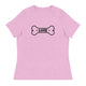 Women's Relaxed T-Shirt/Love Pets Bone - Enet Images