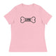 Women's Relaxed T-Shirt/Love Pets Bone - Enet Images