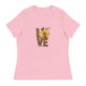 Women's Relaxed T-Shirt/Love-Sunflower 2 - Enet Images