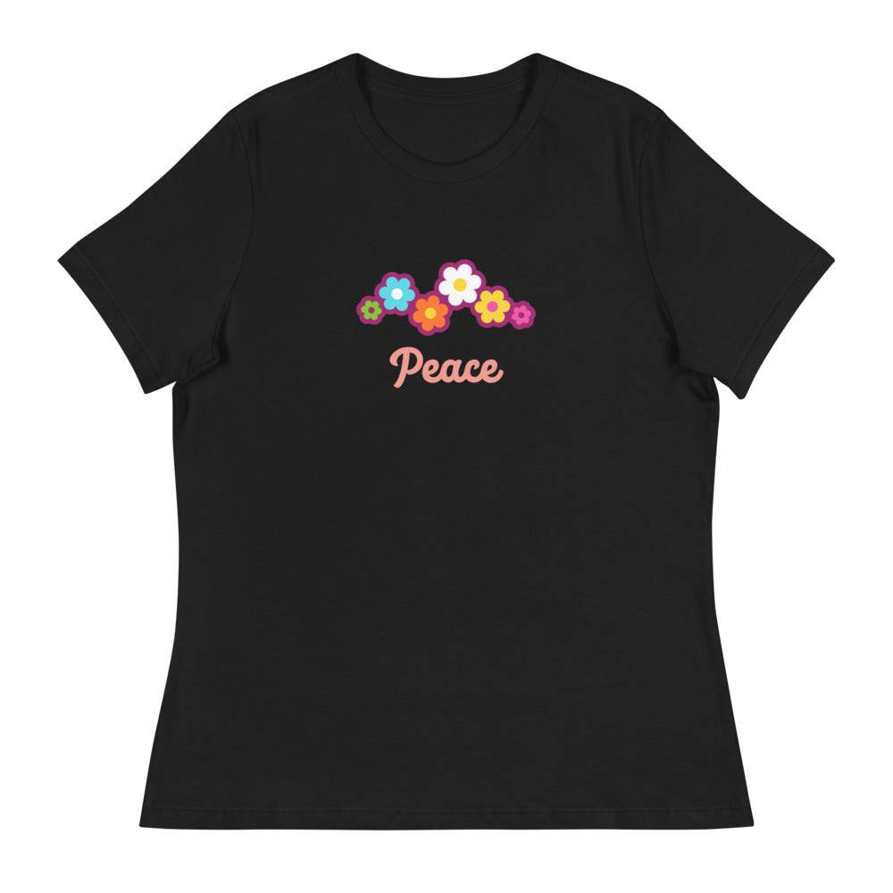 Women's Relaxed T-Shirt/Peace 1 - Enet Images